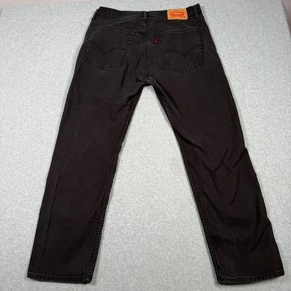 Levis Workwear Fit Mens 36x30 Charcoal Black Stretch Utility Pants Grunge Punk